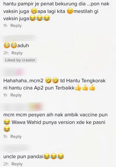 [VIDEO] Petugas PPV Akui Happy, Hantu Cina Datang Ambil Vaksin Terloncat-Loncat