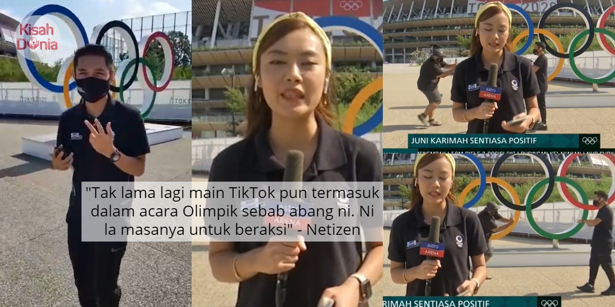 Wartawan Astro Arena Lapor Berita Olimpik, Kawan Lintas BerTikTok Di Belakang 1