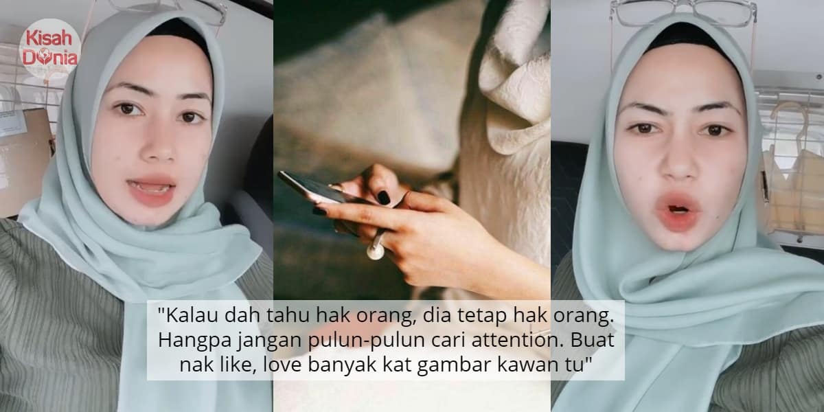 Jangan Follow Media Sosial Laki Orang, Wanita Tegur "RM10 Kadang Minta Bini" 1