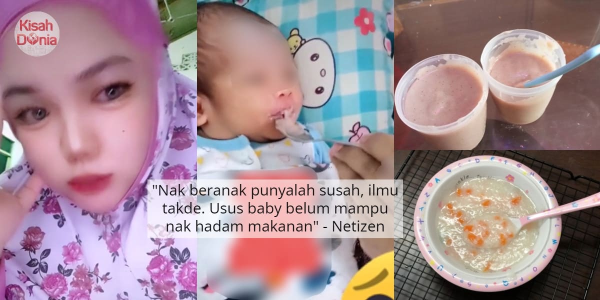 [VIDEO] Viral Bayi Bawah Umur 6 Bulan Disuap Bubur, Nurse Buat Teguran Terbuka 8
