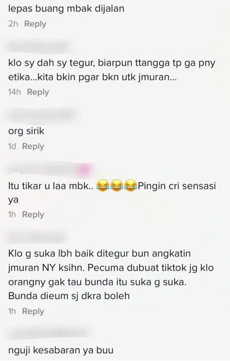 Jiran Selamba Jemur Tikar Dekat Pagar Rumah, Wanita Mengadu Susah Keluar Masuk