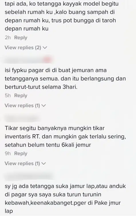 Jiran Selamba Jemur Tikar Dekat Pagar Rumah, Wanita Mengadu Susah Keluar Masuk