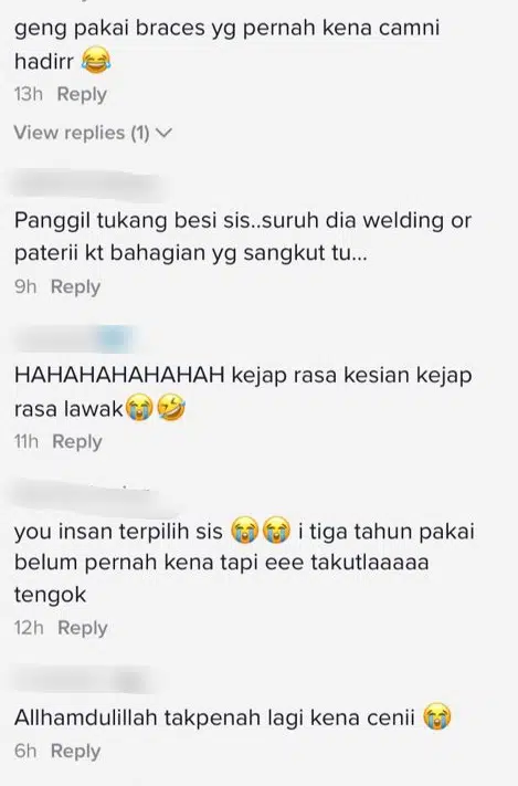 Lidah Tersangkut Braces Waktu Makan, Gadis Panik -“Ada Yang Nak Tolong Welding”