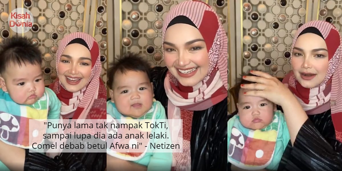 Baby Afwa Masuk Live Makeup TokTi, Tergelak Ramai Komen Muka Copy Paste Datuk K 4