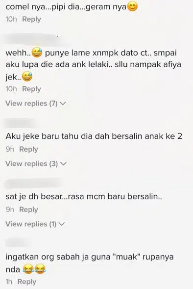 Baby Afwa Masuk Live Makeup TokTi, Tergelak Ramai Komen Muka Copy Paste Datuk K