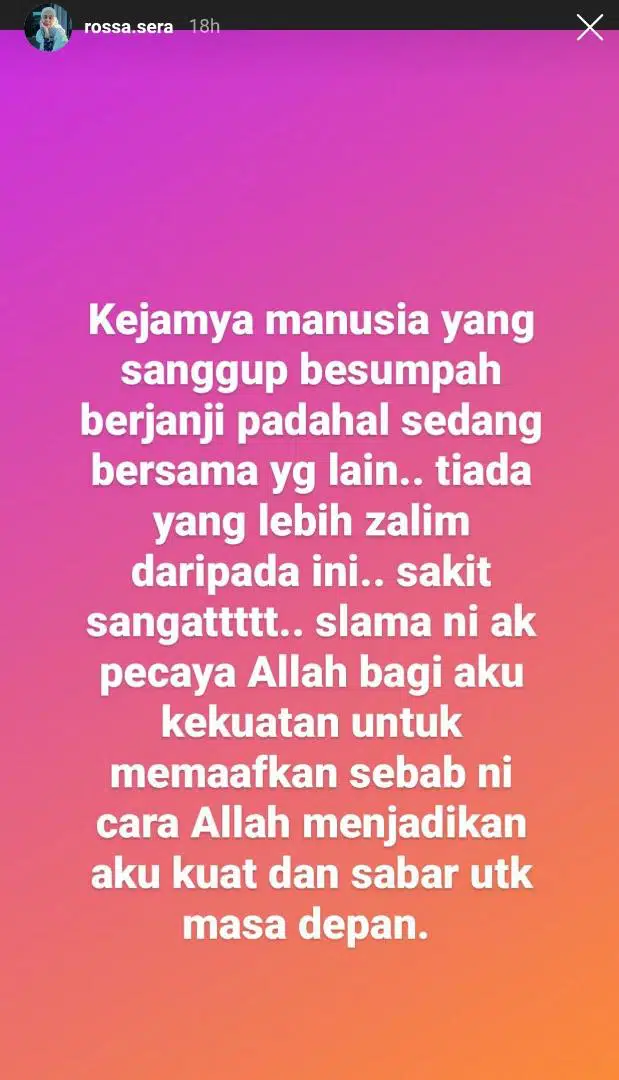 “Sumpah Tapi Bersama Yang Lain”-Shuk Tutup Komen IG, Buat Hal Tipu Isteri Lagi?