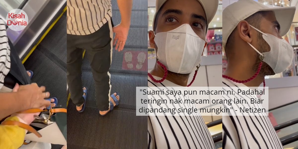 [VIDEO] Jalan Berdua Di Mall, Isteri Pelik Suami Dah Malu Nak Pegang Tangan 6