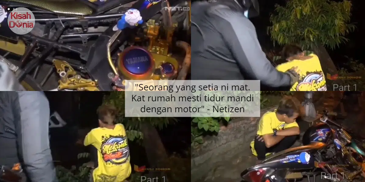 [VIDEO] Mak Ambil Lesen Motor B Full Elak Lintas Titi, Cikgu Memandu Tepuk Dahi
