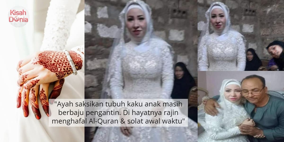Sabar 3 Tahun Tunang, Isteri Ajal Di Pangkuan Suami Lepas 30 Minit Berkahwin 2