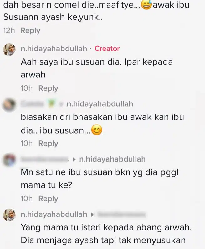 Kekok Bahasakan Diri ‘Ibu’, Rupanya Adik Ipar Sarah Jadi Ibu Susuan Baby Ayash