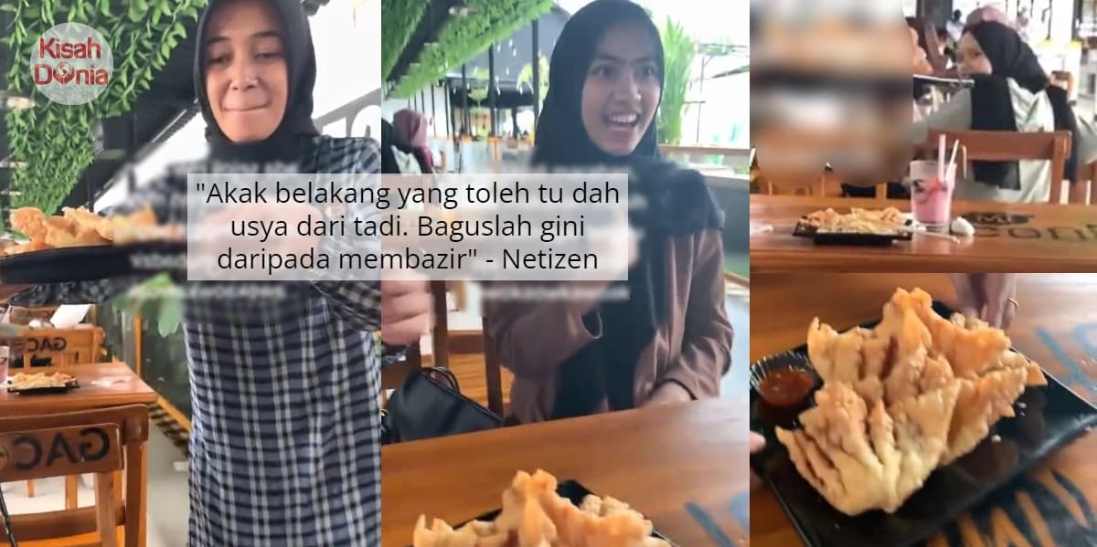 Couple Meja Sebelah Bertekak & Tinggalkan Restoran, Gadis 'Sauk' Sisa Makanan 6
