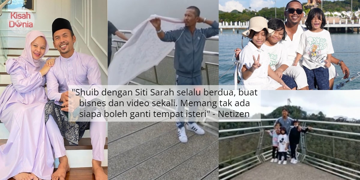 Bawa Anak Holiday Langkawi, Sebak Shuib Tak Lepas Pegang Selendang Siti Sarah 7