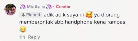 Memberontak Handphone Dirampas, Kakak Gigih Kejar Adik Lari Rumah Jam 5 Pagi