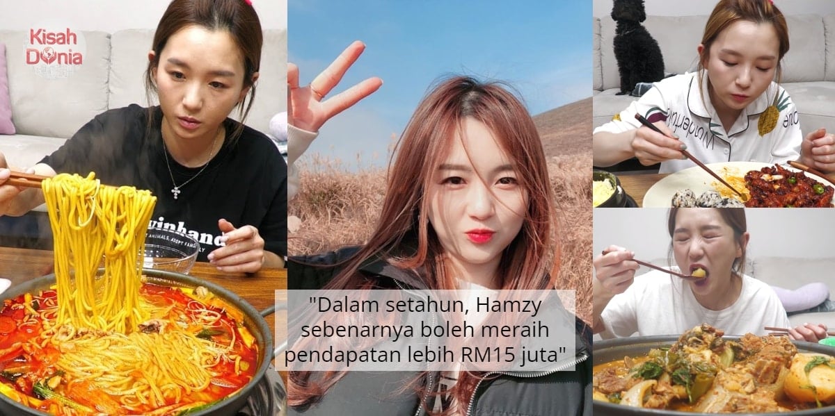 Makan Laju Suka Telan Lauk Panas, Wow Gaji Hamzy Mukbang Cecah RM1 Juta Sebulan 6