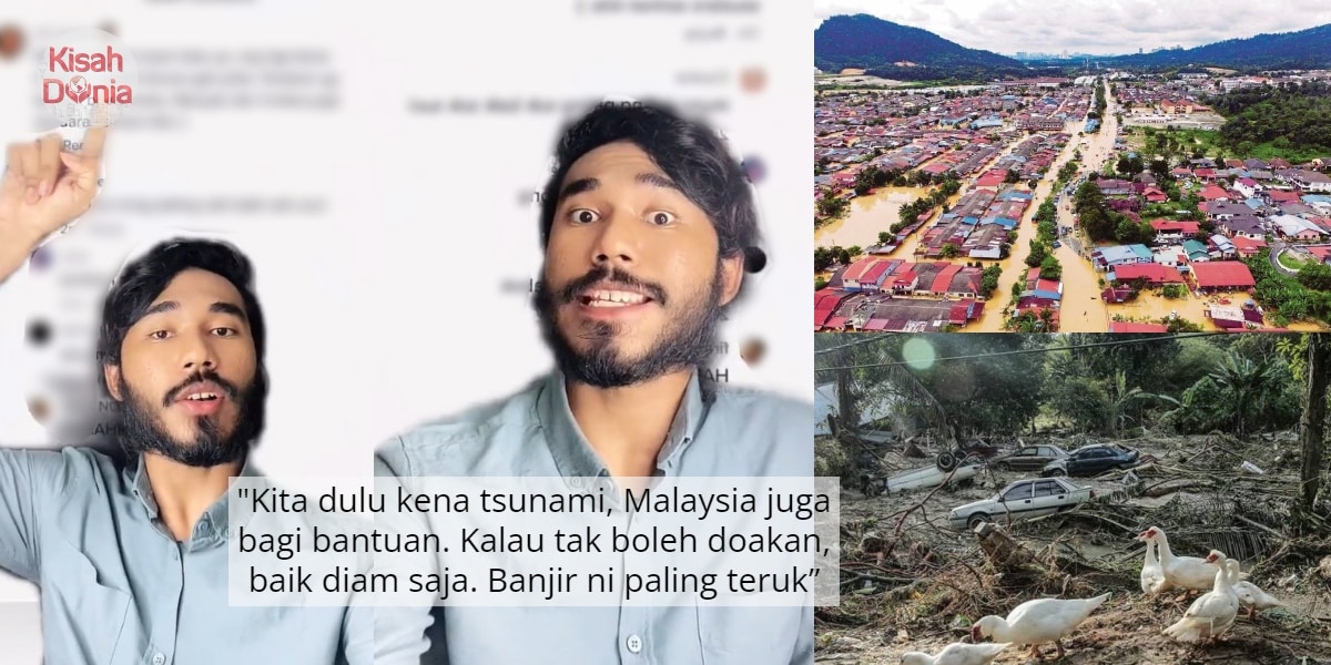 Sukarelawan Sedih, Ada Penduduk Tolak Bantuan Banjir Hanya Sebab Plastik Basah