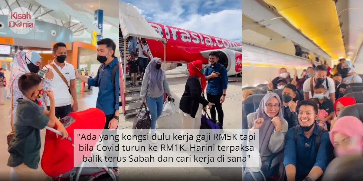 Hafiz Taja Ratusan Tiket Flight Ke Sabah Sarawak, Menangis 7 Tahun Tak Balik 91