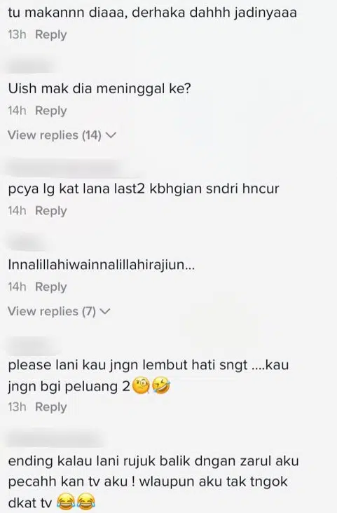 Menyesal Lepas Tahu Perangai Jahat Lana, Netizen Harap Lani Jangan Terima Zarul