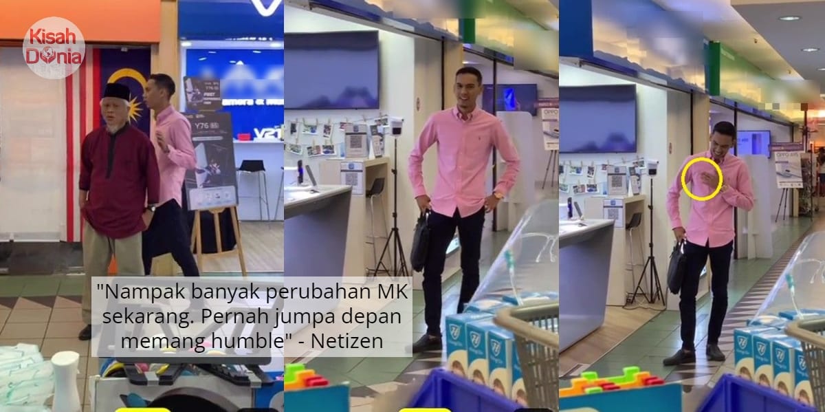 Tengah Jalan Dalam Mall Ada Peminat Rakam, Reaksi Sopan MK Viral & Raih Pujian 2