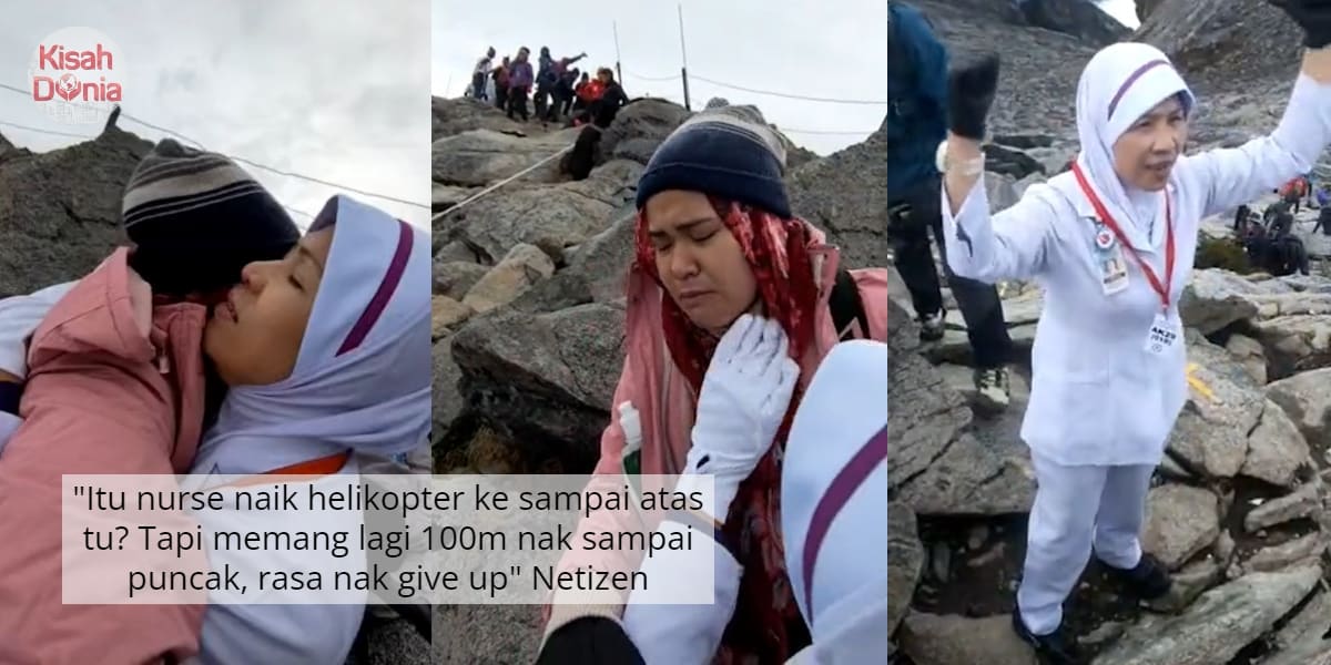 Kecoh Nurse Panjat Gunung Kinabalu Tenangkan Patient, Rupanya Ada 'Cerita' Lain 2