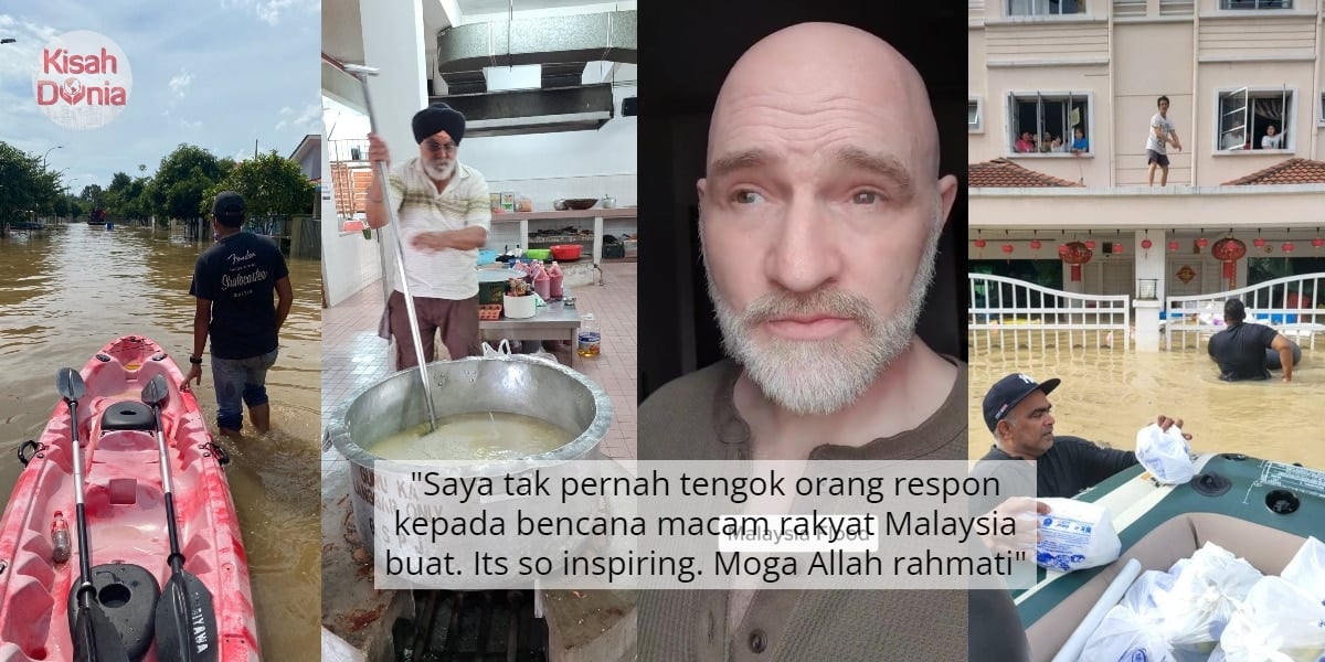 Orang Luar Ucap Subhanallah, Kagum Lihat Rakyat Malaysia Bersatu Hadapi Banjir 1