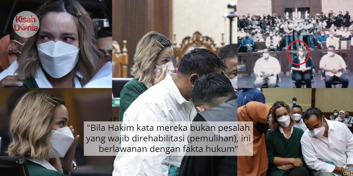 [VIDEO] Rasmi Dihukum 1 Tahun Penjara, Nia Ramadhani Menangis Depan Tuan Hakim 11