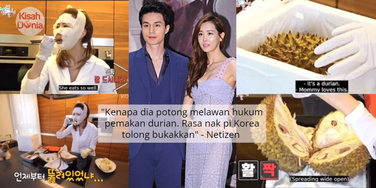 Pelakon Korea Mengaku 'Hantu Durian', Netizen Malaysia Gelak Tengok Cara Potong 5