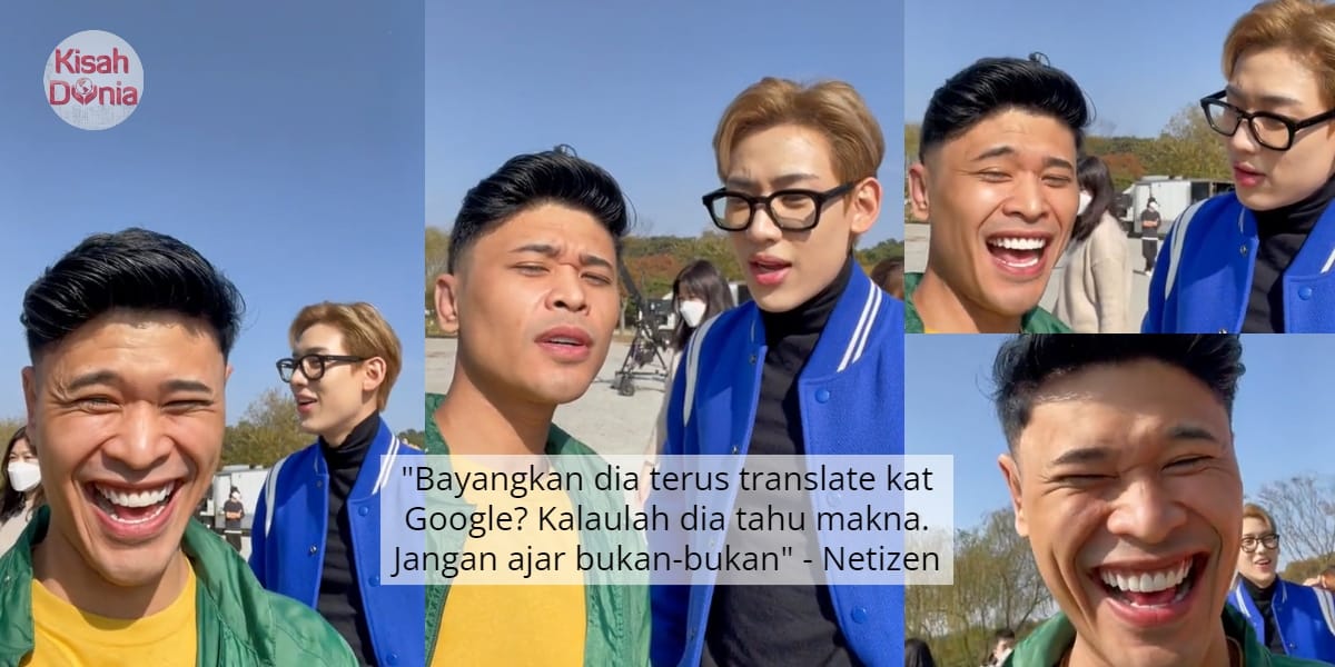 [VIDEO] "Mak Kau Hijau"-Artis KPOP Ini Blur Lepas Andi Ajar Cakap Bahasa Melayu 1