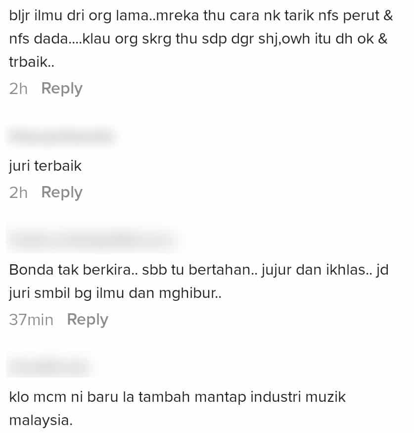 Cara Bonda Komen Peserta Dipuji-"Sebab Itu Industri Muzik Indonesia Lebih Baik" 6