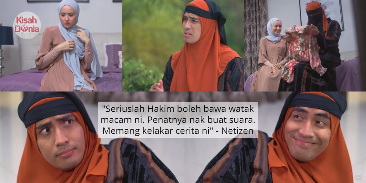 Panik Watak Hannah Delisha Nyaris Buka Tudung, Lakonan Aiman Hakim Dipuji Lawak 1