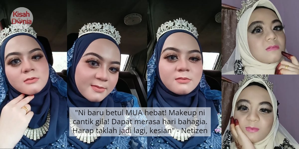Pernah Viral Bayar Makeup Cincai RM300, Solekan Baru Pengantin OKU Mempesona 2