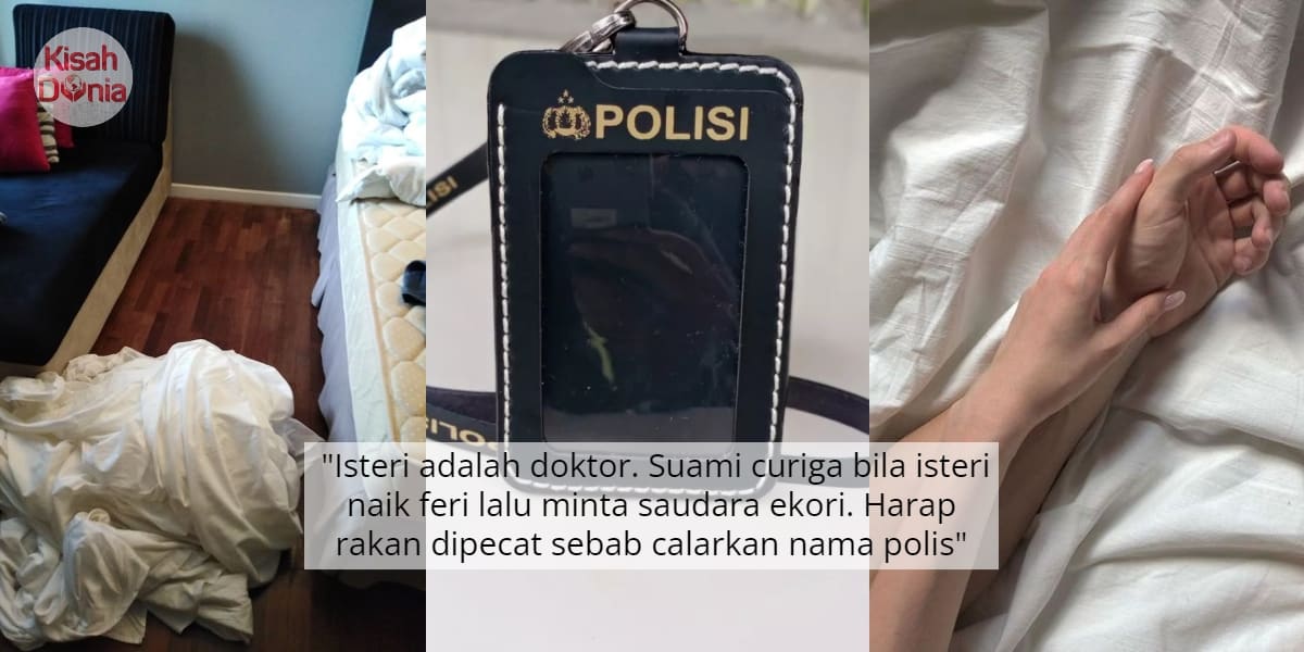 Suami Kerja Polis Geram, Isteri Ditangkap Basah Tidur Hotel Dengan Kawan Seunit 1