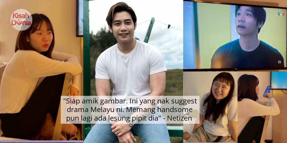 [VIDEO] Terjebak Layan Cerita Melayu TV3, Gadis Korea 'Angau' Tengok Hun Haqeem 7