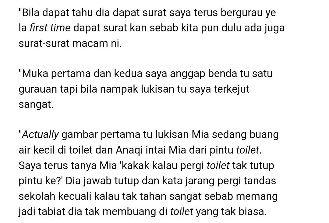 [VIDEO] Isu Surat Cinta Tak Senonoh Dari Anaqi, Ibu Dedahkan Sambungan Cerita