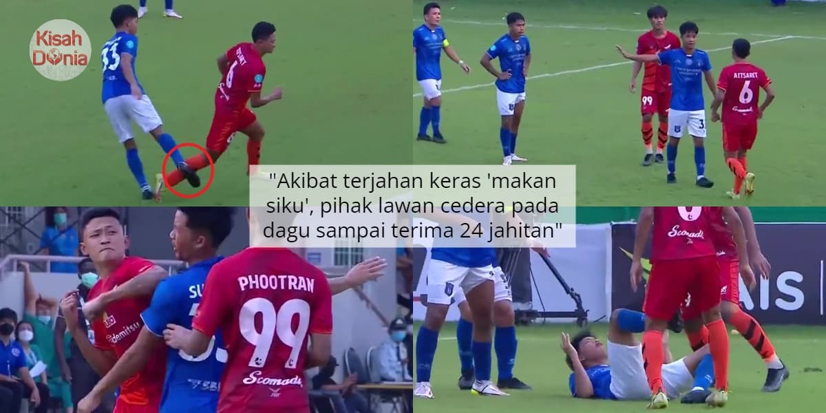 [VIDEO] Sengaja 'Muay Thai' Pihak Lawan, Pemain Bola Terus Ditamatkan Kontrak 1