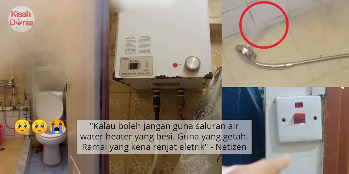 [VIDEO] Wanita Panik Water Heater Tiba-Tiba Menyembur Laju Dengan Suhu Menggila 8