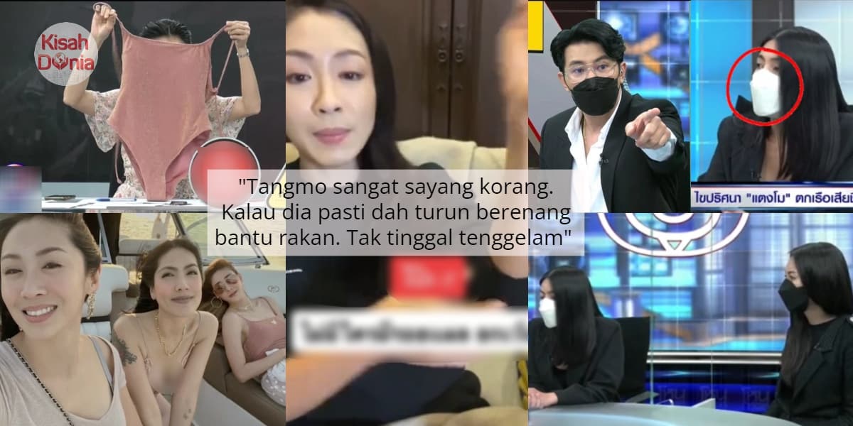 Macam Tak Ada Usaha Nak Selamatkan, Hos Tengking Rakan Tangmo Nida Di Live TV 8