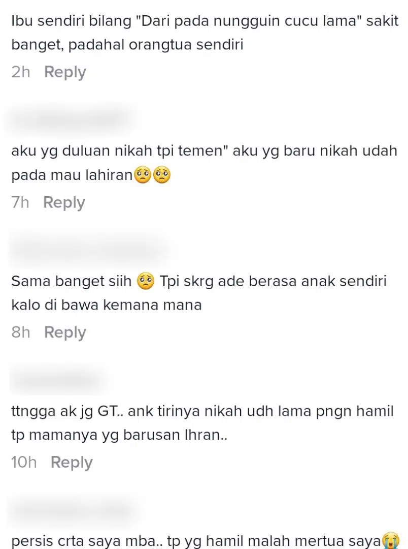 Teringin Zuriat Cepat Lepas Kahwin, Wanita Nangis Ibunya Pula Sah Hamil Lagi