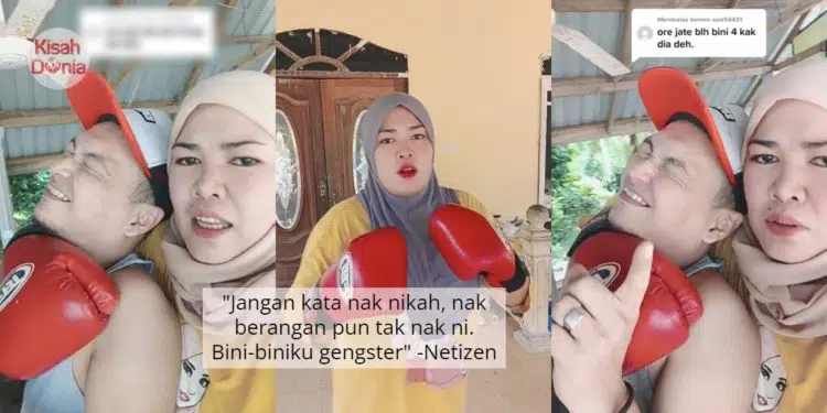 Isteri Tanya Pendapat Soal Kahwin 4, Laki Seram Nak Jawab Bila Kepala Kena Lock