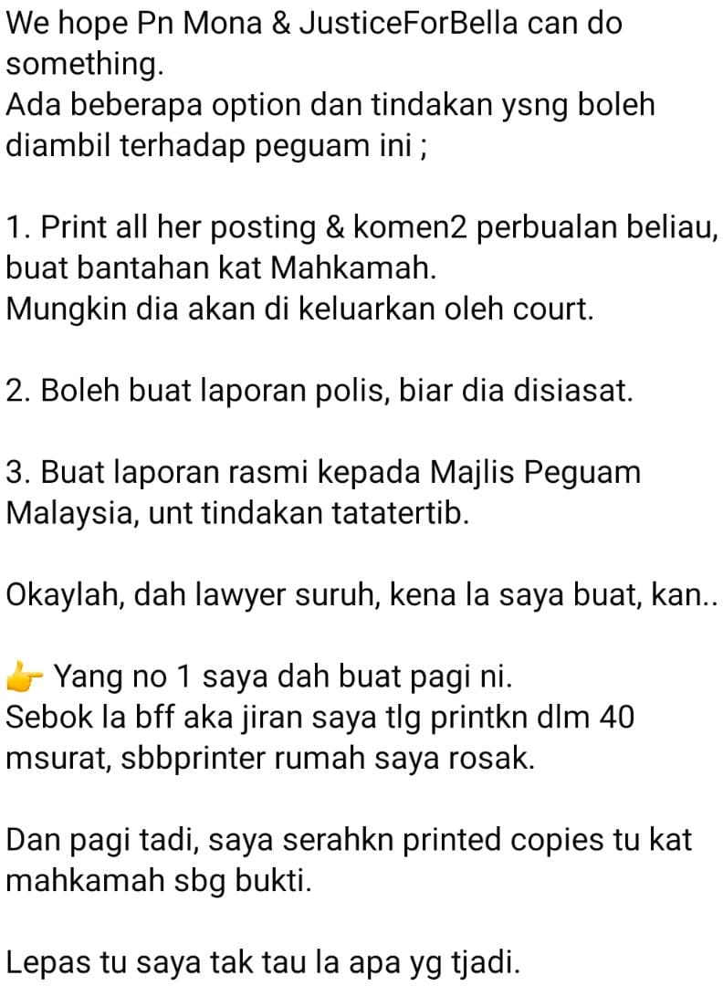 Lepas Sehari Padam Thread Twitter, Peguam Siti Bainun 'Ditegur' Di Mahkamah? 5