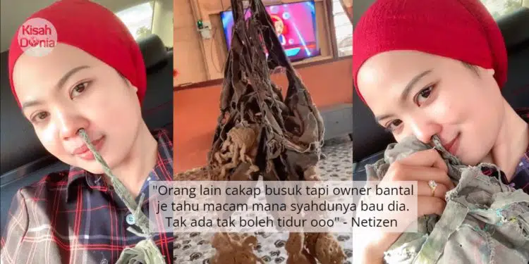 Wanita Santai Layan Jammed Sambil Bau Bantal Busuk, 24 Tahun Simpan Sejak Lahir