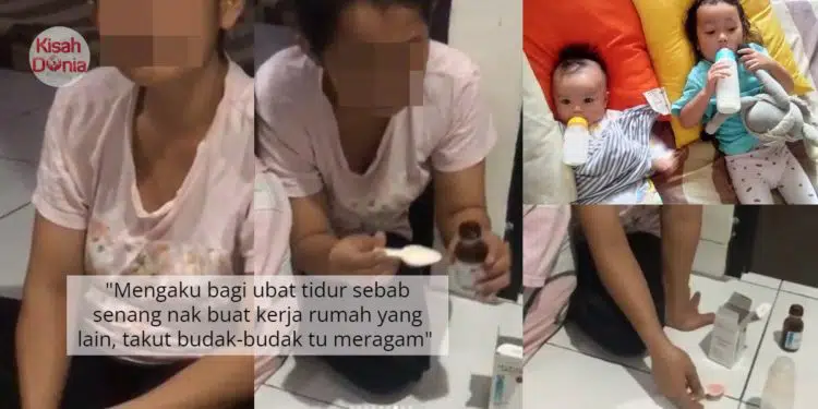 Pelik Anak Selalu Lena Dekat Rumah, Kantoi Bibik Letak Ubat Tidur Dalam Susu