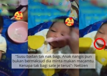 Disangka Anak Buka Mulut Sebab Minta Makan, Ibu Beri Bubur Pada Bayi Baru Lahir 7