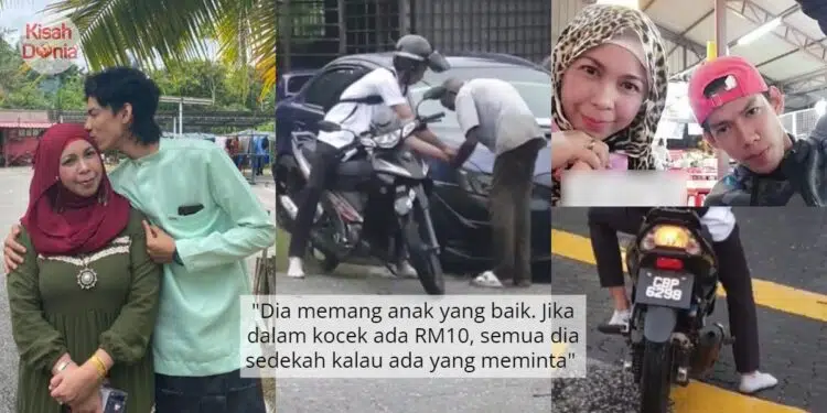 Ibu Kongsi Cerita Sebak, Sebalik Pemuda Sanggup Berstokin Bantu Orang Tua Susah