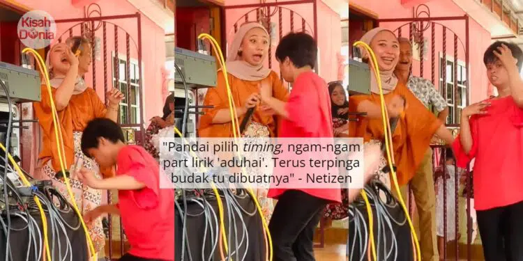 Tengah Syok Karaoke, Gadis Terhantuk Mic Pada Kepala Budak Muncul Depannya