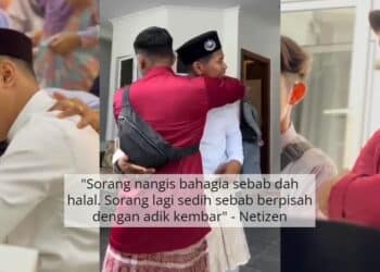 [VIDEO] Abang Sebak Lihat Adik Kembar Nikah, Dulu Rapat Berdua Kini Berpisah 6