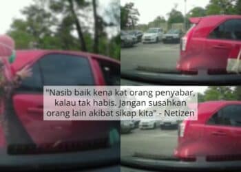 Marah Sampai Nak Nangis, 30 Minit Dihalang Double Park Tak Letak Nombor Phone