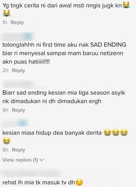 Kesian Mia Menangis Kerana Khuzairi, First Time Netizen Minta Watak Direhatkan