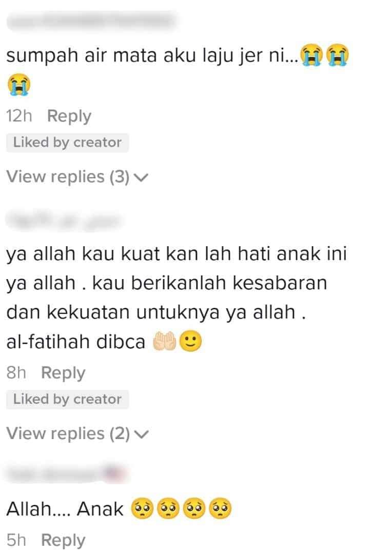 Terlalu Rindu Allahyarhamah, Wanita Sebak Anak Tiri Meraung Di Pusara Ibu