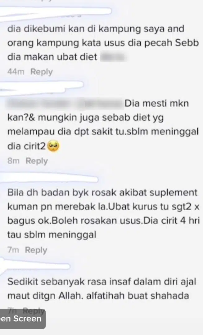 Kaitkan Pemergian Cik Non Asbab Ubat Diet, Doktor Tegur Influencer Sebar Fitnah