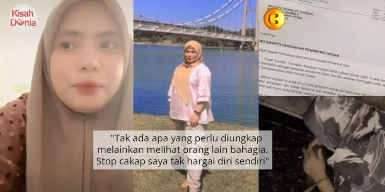 Daftar Jadi Penderma Organ Tapi Dituduh Bosan Hidup, Gadis Dedah Kisah Sebenar